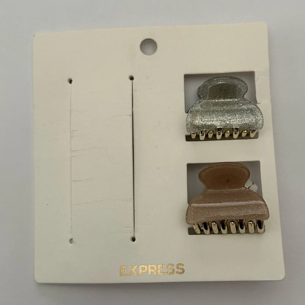 Express Miscellaneous Hair Clips in Gold 2019
